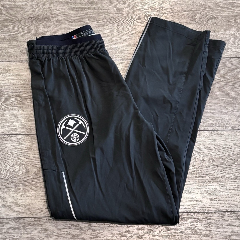 Nike‎ Engineered Authentic NBA Warmup Pants Mens XLTT Denver Nuggets Athletic